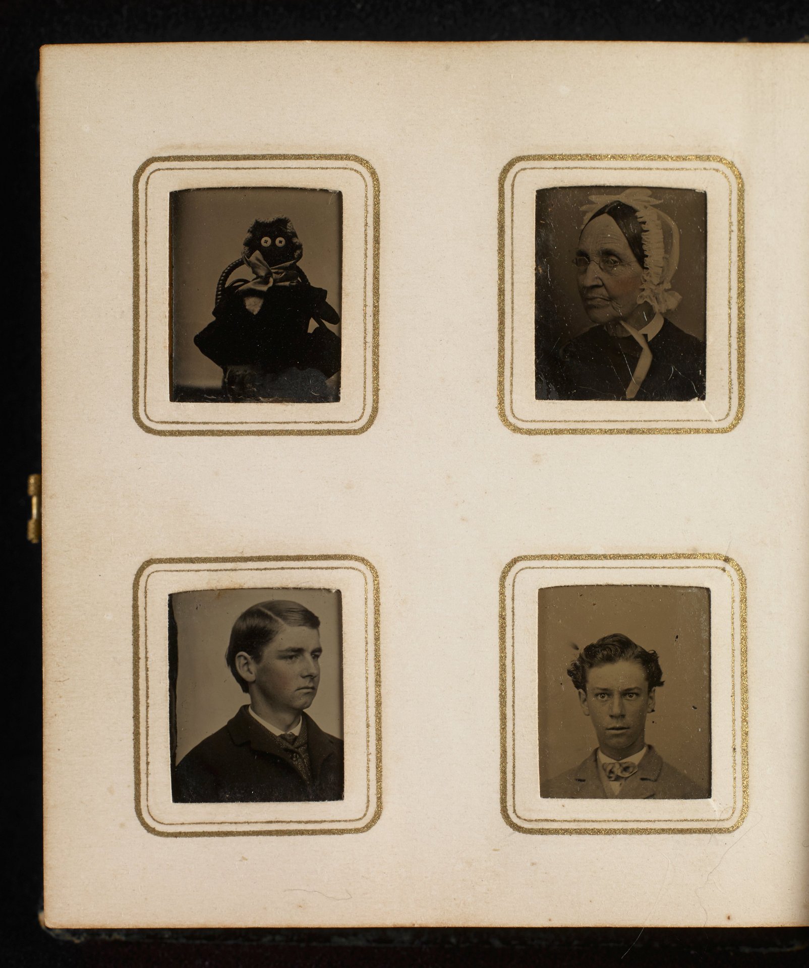 Unidentified photographer, Tintype from album, possibly Boston, ca. 1860–65