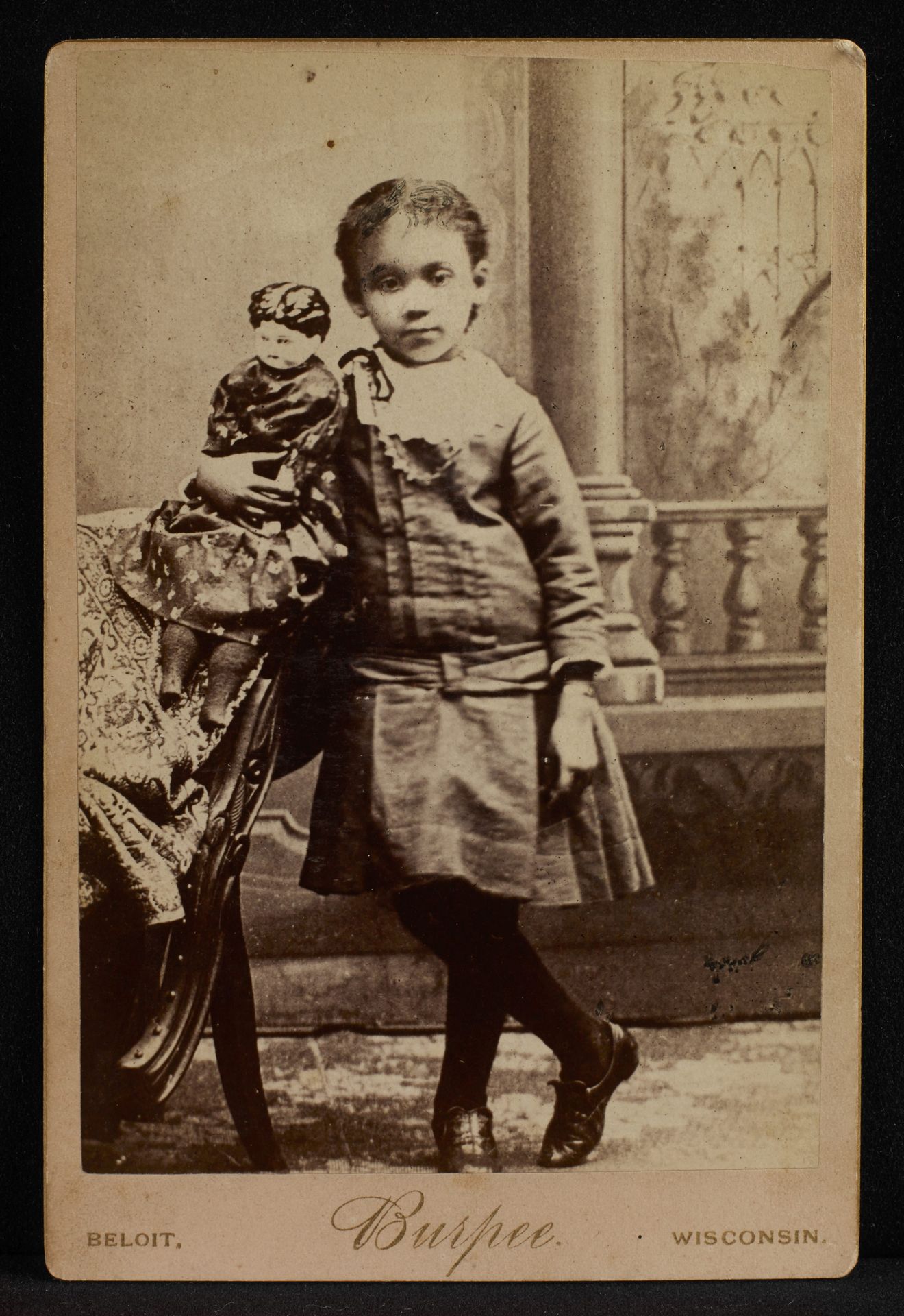 Charles L. Burpee, Cabinet card, Beloit, WI, ca. 1880–90
